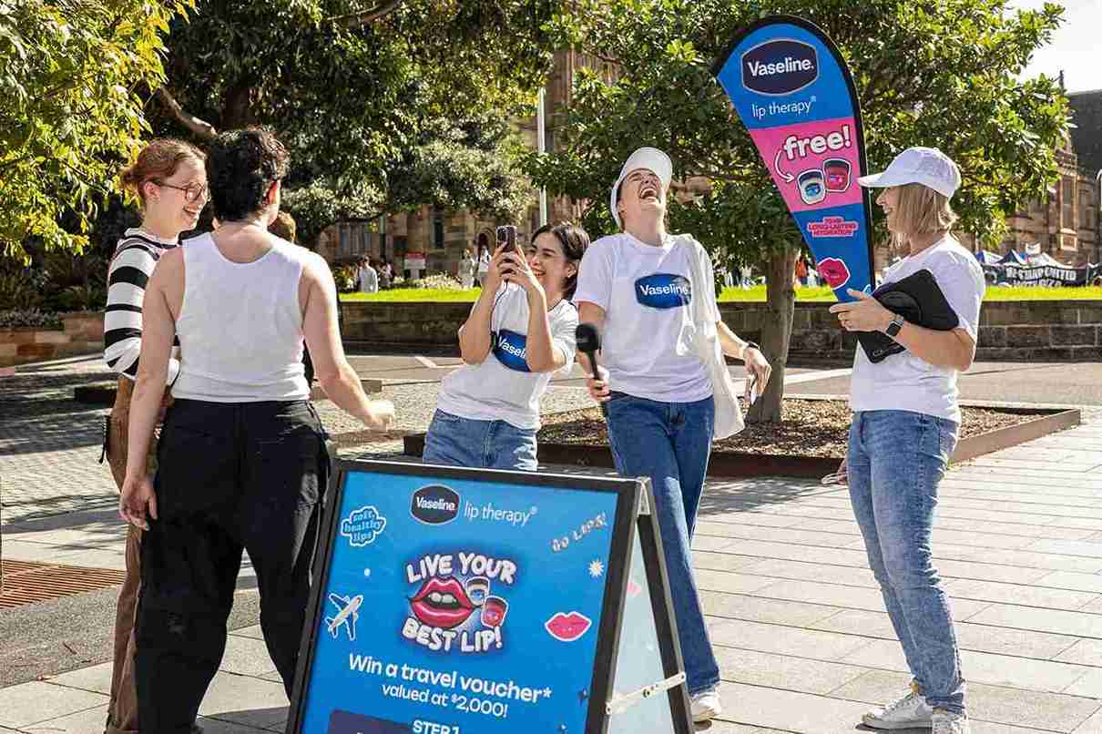 Live Your Best Lip: Vaseline University Activation